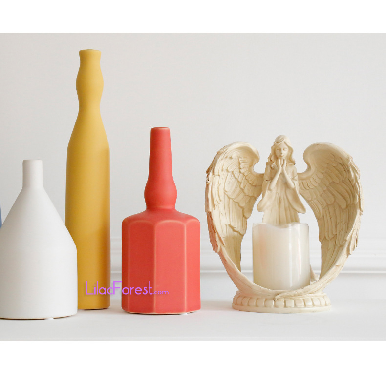 Wholesale Artistic Decor Electronic Candle Angel Design